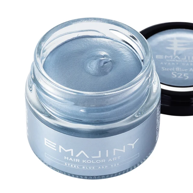 EMAJINY Steel Blue Ash S25 Hair Color Wax — 36 g — Product photo 4