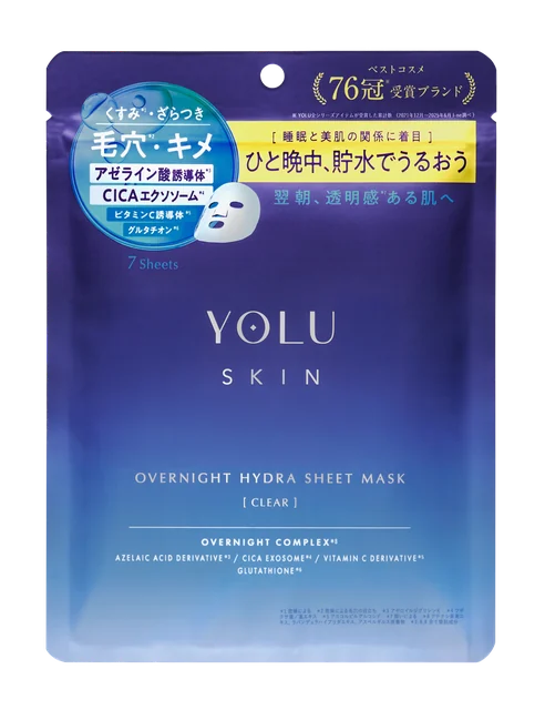 YOLU Overnight Hydra Sheet Mask Clear — Product photo 1