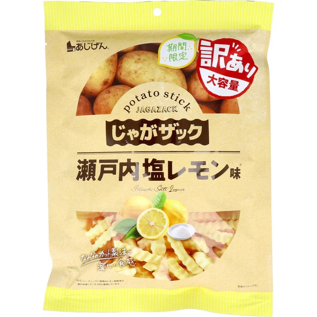 じゃがザック 瀬戸内塩レモン味 160g — 商品写真 1