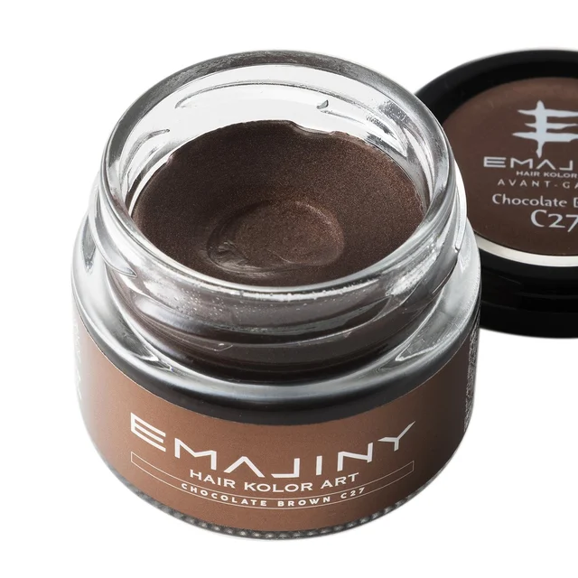 EMAJINY Chocolate Brown C27 Hair Color Wax — 36 g