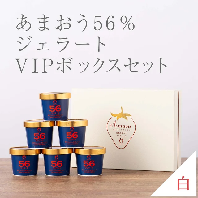 甘王56%義式冰淇淋 白色VIP禮盒 — 商品照片 1