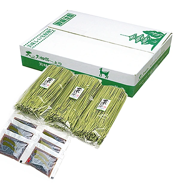 Cha Soba with Japanese Buckwheat Flour — BT-3 — Product photo 1