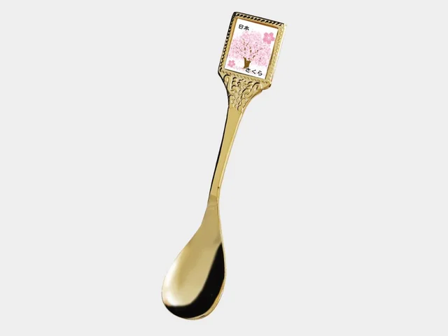 ARTiSAN Postage Stamp Spoon — Cherry Blossom / 129 mm — Product photo 1