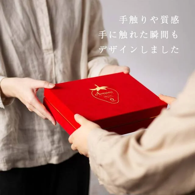 赤箱 VIPBOXギフト[3L450g] 武下さんちの定番をVIPBOXでお届け！３Lサイズ450g【完熟あまおうギフト】 — 商品写真 16