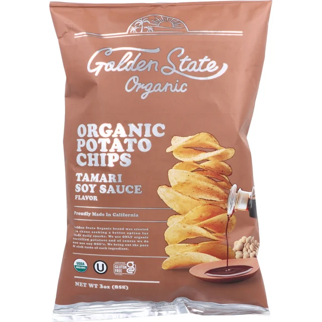 Golden State Organic オーガニックポテトチップス たまり醤油風味 85g — 商品写真 1