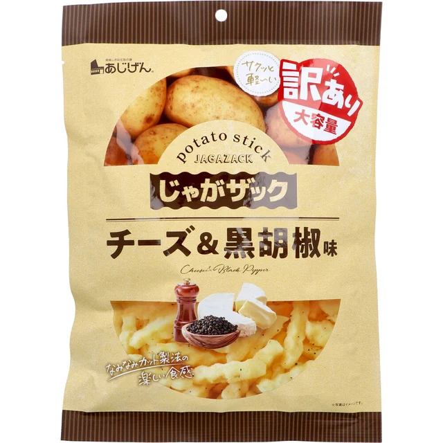 Jaga Zack 馬鈴薯棒 起司黑胡椒口味 160 g — 商品照片 1