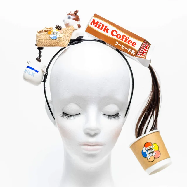 Crazy Hair Day コーヒー牛乳アクセサリー＆カラーワックス — 商品写真 12