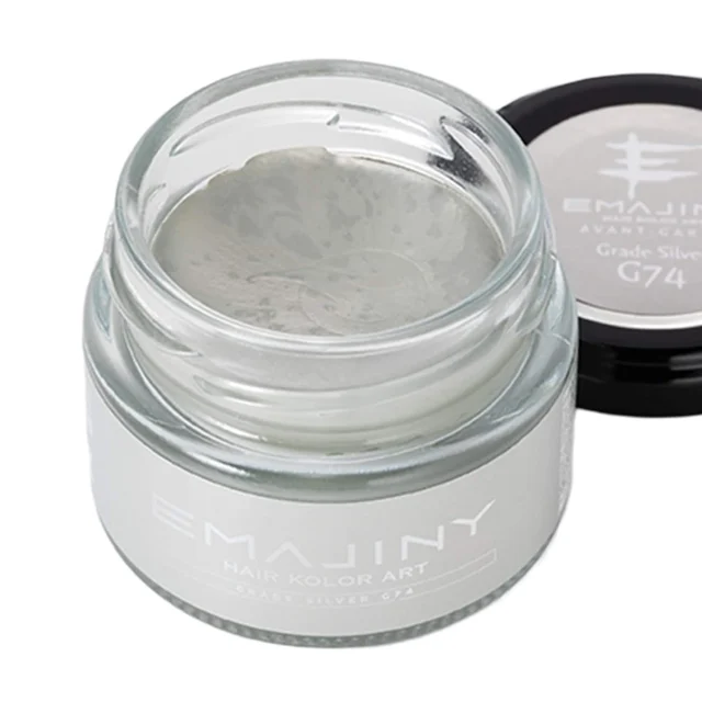 EMAJINY Grade Silver G74 Hair Color Wax — 36 g