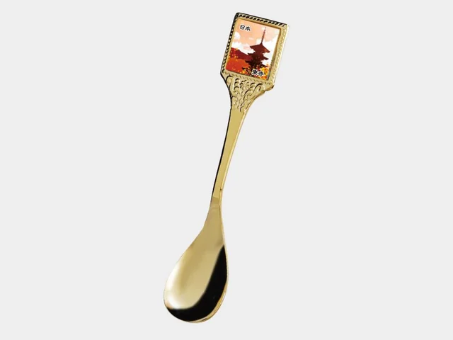 ARTiSAN Postage Stamp Spoon — To-ji Temple / 129 mm — Product photo 1