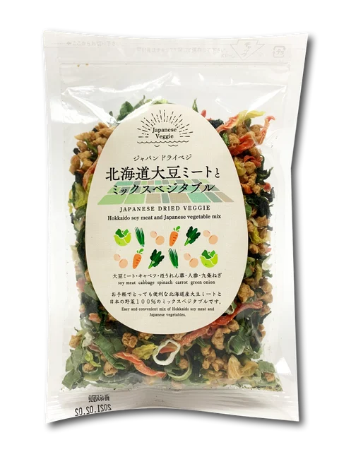 Hokkaido Soy Protein & Mixed Vegetables — 100 g — Product photo 3