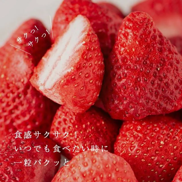 【常温】フリーズドライあまおう　「濃いするあまおう」（単品/12ｇ） — 商品写真 4
