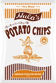 フラ印 アメリカンポテトチップス スモーキーバーベキュー味 143g — 商品写真 1