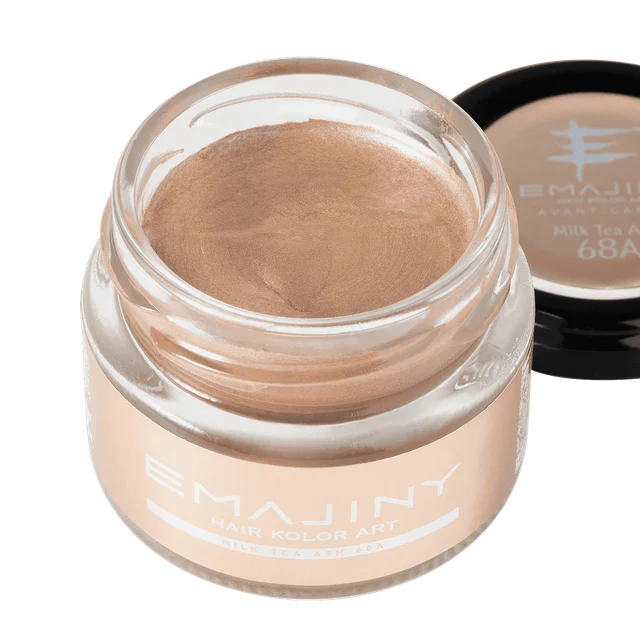 EMAJINY Milk Tea Ash 68A Hair Color Wax — 36 g — Product photo 4