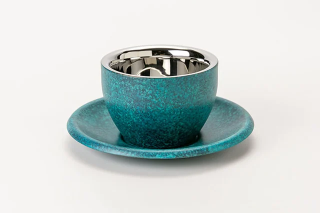ORI-EN Double-Wall Latte Cup & Saucer — 180 mL — Product photo 1