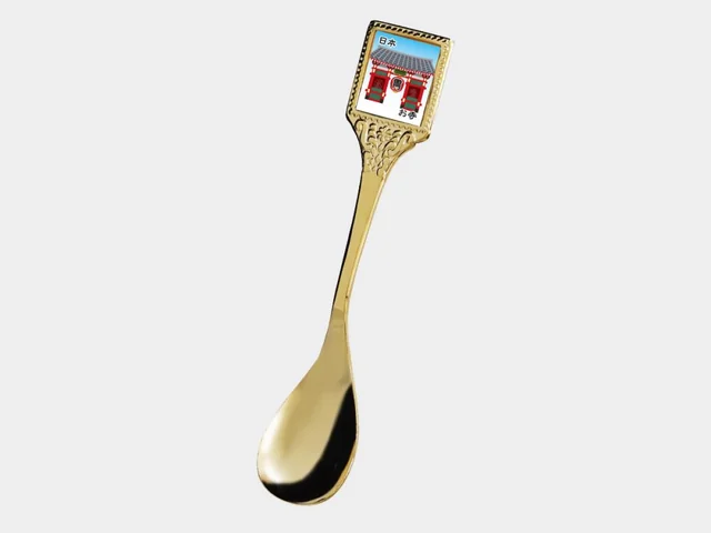 ARTiSAN Postage Stamp Spoon — Temple / 129 mm — Product photo 1