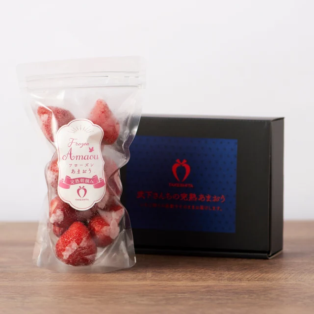 Frozen Ripe Amaou Strawberries — Gift Box — Product photo 17