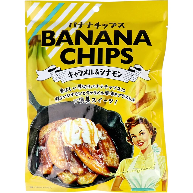 香蕉脆片 焦糖肉桂口味 100 g — 商品照片 1