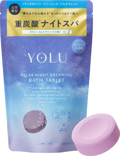 YOLU Relax Night Dreaming 入浴錠 6錠 — 商品照片 1