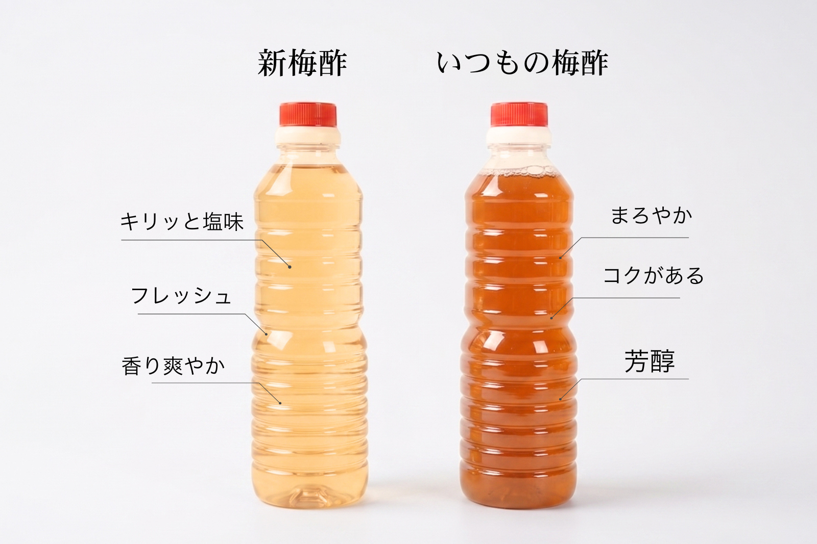 完熟南高梅白梅醋・500mL — 商品照片 3